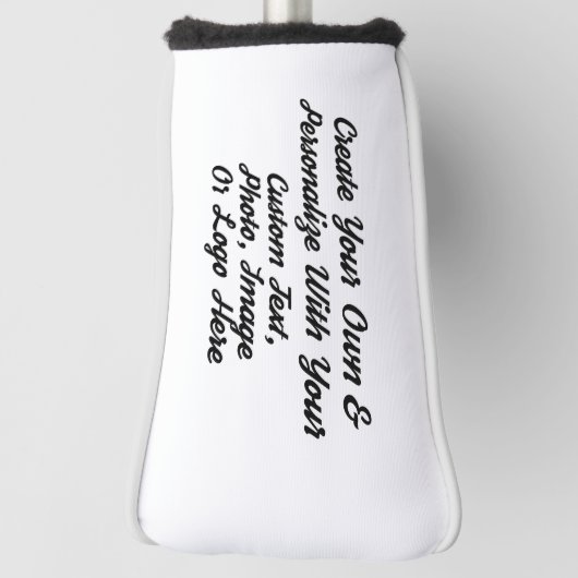 Creëer uw eigen golfgift, Gepersonaliseerde Douane Golfheadcover (Draai 90)