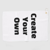 Creëer Uw eigen Golfhanddoek (Horizontaal)