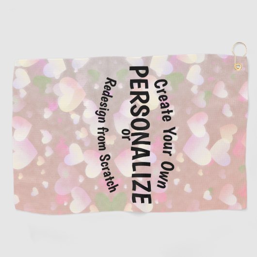 Creëer Uw eigen Golfhanddoek (Horizontaal)