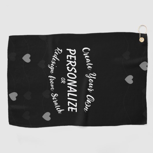 Creëer Uw eigen Golfhanddoek (Horizontaal)