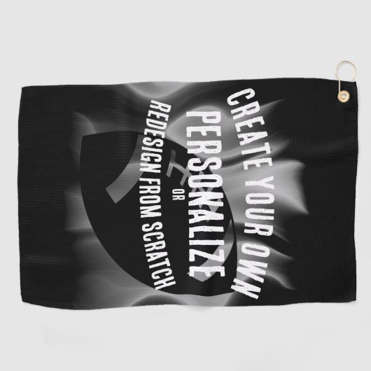 Creëer Uw eigen Golfhanddoek (Horizontaal)