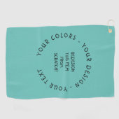 Creëer Uw eigen Golfhanddoek (Horizontaal)