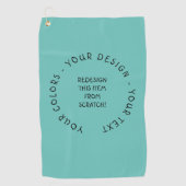 Creëer Uw eigen Golfhanddoek (Voorkant)