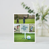 Creëer Uw eigen golfhoogtepunten Fotopost Briefkaart (Staand voorkant)