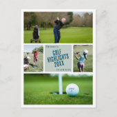 Creëer Uw eigen golfhoogtepunten Fotopost Briefkaart (Voorkant)