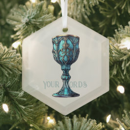 Creëer Uw eigen Gotische Blauwe Kelk Glas Ornament