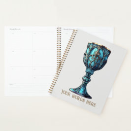 Creëer Uw eigen Gotische Blauwe Kelk Planner