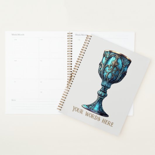 Creëer Uw eigen Gotische Blauwe Kelk Planner (Display)