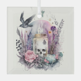 Creëer Uw eigen Gotische Herfstbloemen Glas Ornament