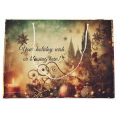 Creëer Uw eigen gotische kerstkasteel Groot Cadeauzakje (Voorkant)