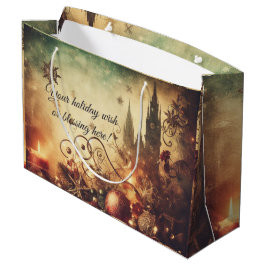 Creëer Uw eigen gotische kerstkasteel Groot Cadeauzakje