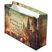 Creëer Uw eigen gotische kerstkasteel Groot Cadeauzakje (Voorkant Gekanteld)