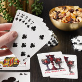 Creëer Uw eigen Gotische Rode Chalices Pokerkaarten (Insitu)