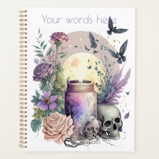 Creëer Uw eigen Gotische Rozen Planner (Voorkant)