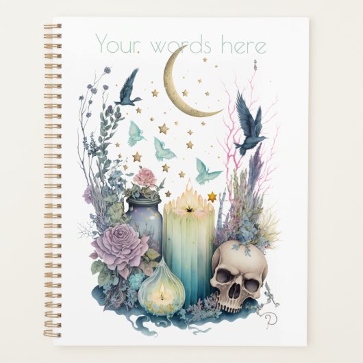 Creëer Uw eigen Gotische Rozen Planner (Voorkant)