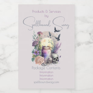 Creëer Uw eigen Gotische Rozen Voedselcontainer Etiket