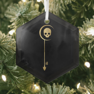 Creëer Uw eigen gouden Arcane Death Tarot Glas Ornament