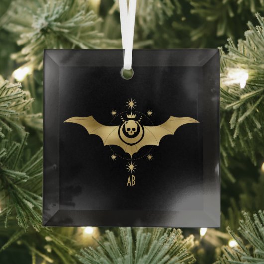 Creëer Uw eigen gouden Arcane Devil Tarot Glas Ornament (Insitu)