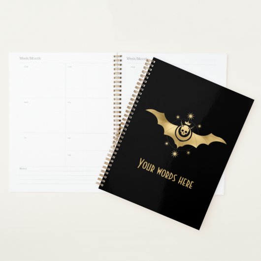 Creëer Uw eigen gouden Arcane Devil Tarot Planner (Display)