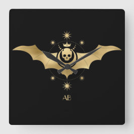Creëer Uw eigen gouden Arcane Devil Tarot Vierkante Klok