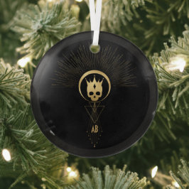 Creëer Uw eigen gouden Arcane Emporer Tarot Glas Ornament