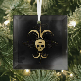 Creëer Uw eigen gouden Arcane Fool Tarot Glas Ornament