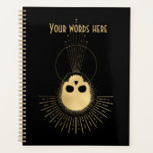 Creëer Uw Eigen Gouden Arcane Hanged Man Tarot Planner (Voorkant)