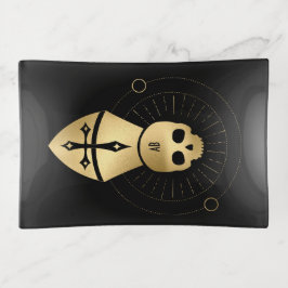 Creëer Uw eigen gouden Arcane Hierophant Tarot Sierschaaltjes