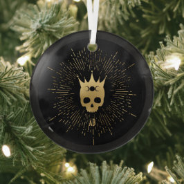 Creëer Uw eigen gouden Arcane Keizerin Tarot Glas Ornament