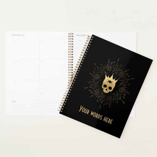 Creëer Uw eigen gouden Arcane Keizerin Tarot Planner (Display)