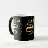 Creëer Uw eigen gouden Arcane Liefhebbers Tarot Magische Mok (Voorkant links)