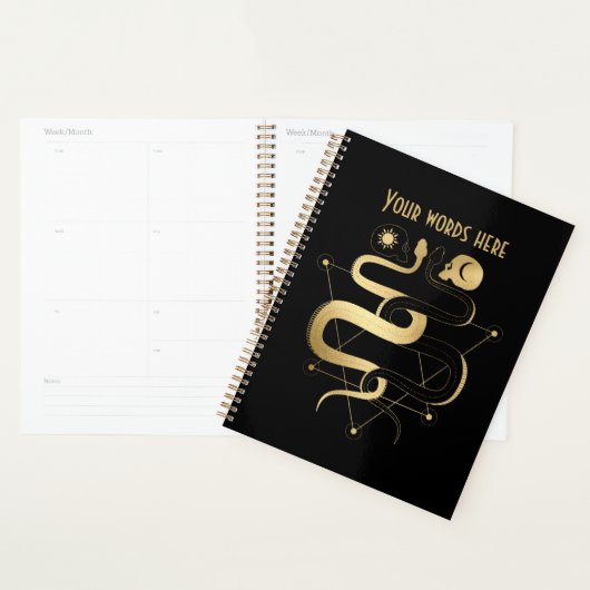 Creëer Uw eigen gouden Arcane Liefhebbers Tarot Planner (Display)