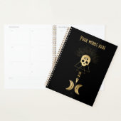 Creëer Uw eigen gouden Arcane Magician Tarot Planner (Display)