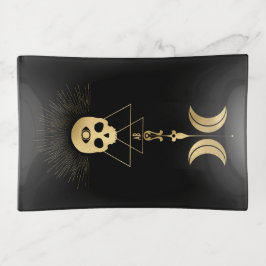 Creëer Uw eigen gouden Arcane Magician Tarot Sierschaaltjes