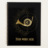 Creëer Uw eigen gouden Arcane Oordeel Tarot Planner (Voorkant)