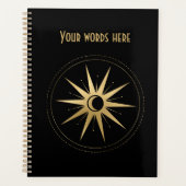 Creëer Uw eigen gouden Arcane Star Tarot Planner (Voorkant)
