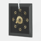 Creëer Uw eigen gouden Arcane Sterkte Tarot Glas Ornament (Voorkant links)