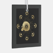 Creëer Uw eigen gouden Arcane Sterkte Tarot Glas Ornament (Voorkant Rechts)