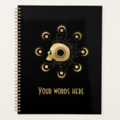 Creëer Uw eigen gouden Arcane Sterkte Tarot Planner (Voorkant)