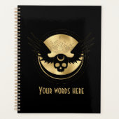 Creëer Uw Eigen Gouden Arcane Temperance Tarot Planner (Voorkant)