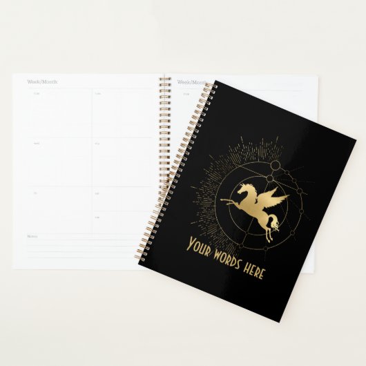 Creëer Uw eigen gouden Arcane wagen Tarot Planner (Display)