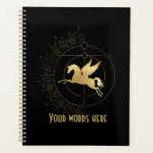 Creëer Uw eigen gouden Arcane wagen Tarot Planner (Voorkant)