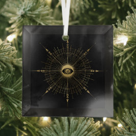 Creëer Uw eigen gouden Arcane Wheel Tarot Glas Ornament