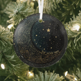 Creëer Uw Eigen Gouden Filigraan Maan Celestial Glas Ornament