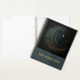 Creëer Uw Eigen Gouden Filigraan Maan Celestial Planner