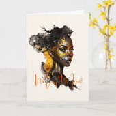 Creëer Uw eigen gouden godin Kaart (Gele Bloem)