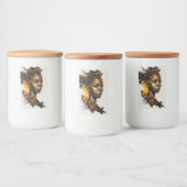 Creëer Uw eigen gouden godin Voedselcontainer Etiket (Flessen)