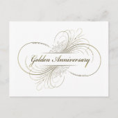 Creëer Uw eigen gouden Jubileum ontwerp Briefkaart (Voorkant)