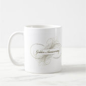 Creëer Uw eigen gouden Jubileum ontwerp Koffiemok (Links)