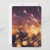 Creëer Uw eigen gouden Sparkler vuurwerk Kaart (Achterkant)